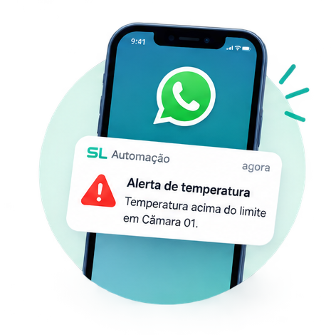 Alerta de temperatura pelo WhatsApp